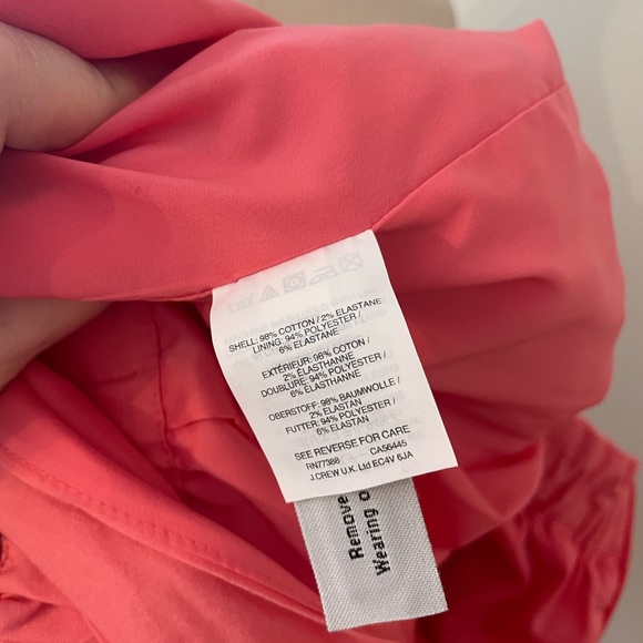 J. Crew Wrap-Tie Jumpsuit Bow Coral - Picture 14 of 16